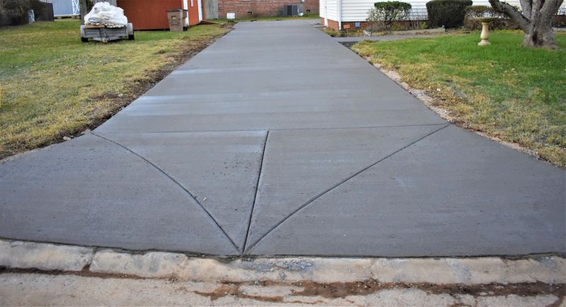Finished Concrete Driveways