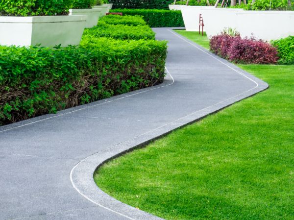 Walkway Curb Installation in Holly Springs