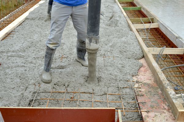 Concrete Base Construction in Holly Springs