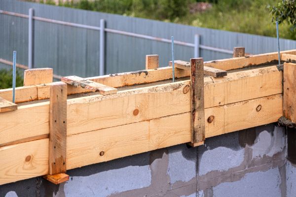Poured Wall Construction in Holly Springs