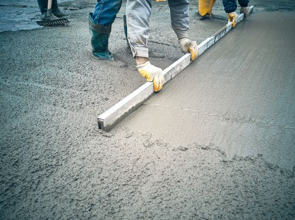 Cement Slab Installation in Holly Springs