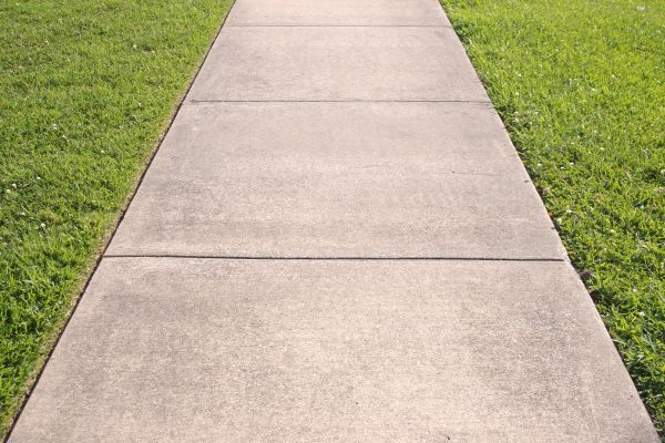 Cement Sidewalk Replacement in Holly Springs