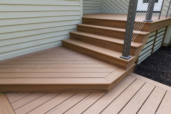 Patio Staircase Construction in Holly Springs