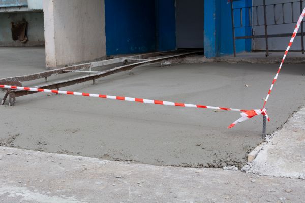 Garage Concrete Replacement in Holly Springs