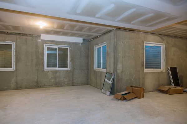 Basement Concrete Installation in Holly Springs