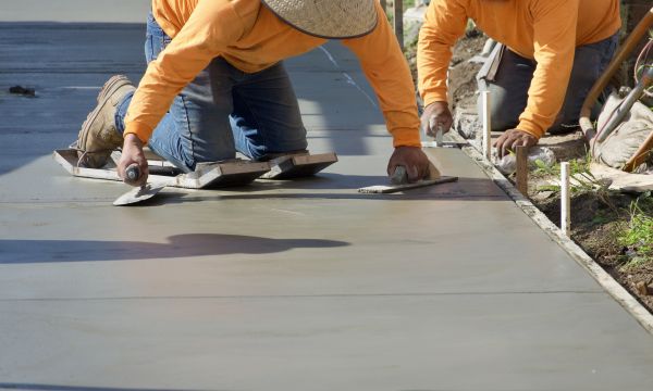 Cement Pad Construction in Holly Springs