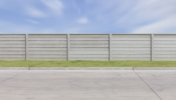Concrete Fence Installation in Holly Springs