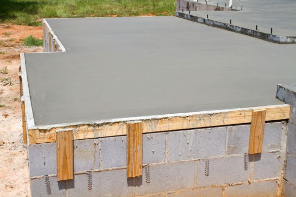 Cost of Concrete Slab Installation in Holly Springs