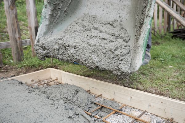 Yard Concrete Pouring in Holly Springs