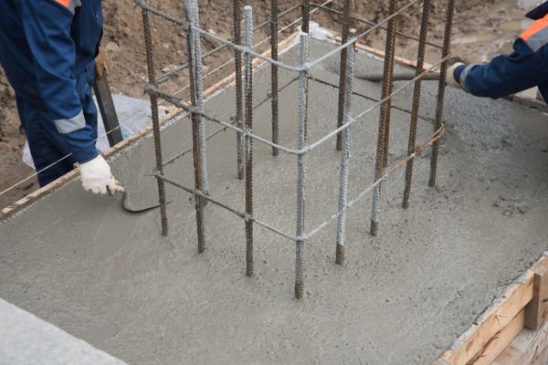 Foundation Pad Construction in Holly Springs