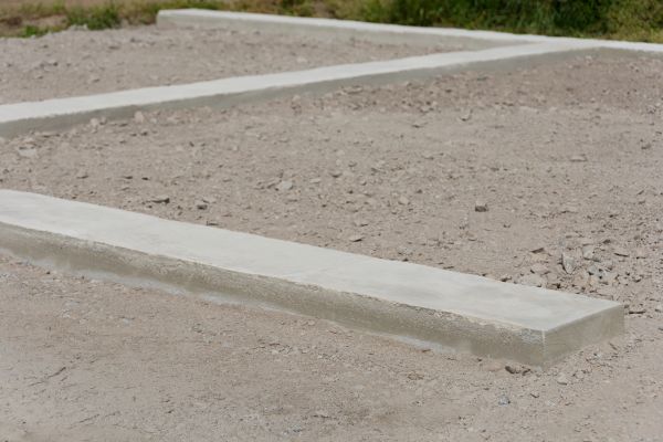 Garage Footing Installation in Holly Springs