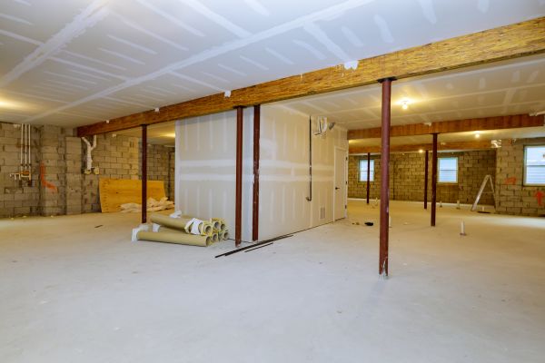Basement Slab Installation in Holly Springs