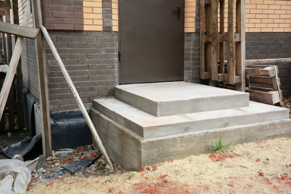 Cement Steps Construction in Holly Springs
