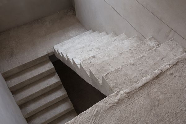 Cement Staircase Construction in Holly Springs