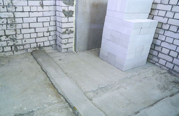 Basement Concrete Construction in Holly Springs