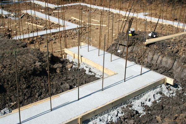 Cost of Footing Construction in Holly Springs