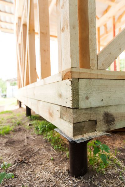 Barn Footing Construction in Holly Springs