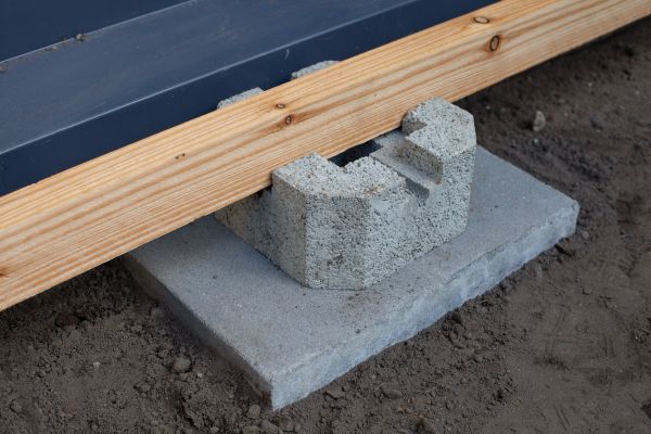 Deck Footing Construction in Holly Springs