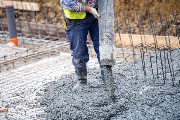 Cabin Foundation Pouring in Holly Springs