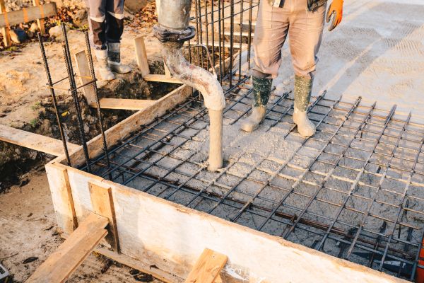 Foundation Concrete Pouring in Holly Springs