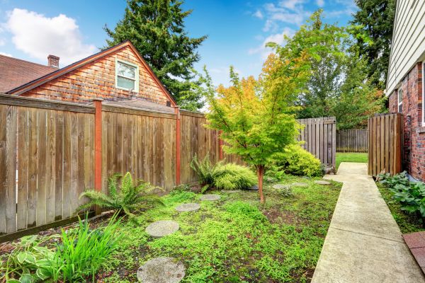 Backyard Walkway Construction in Holly Springs